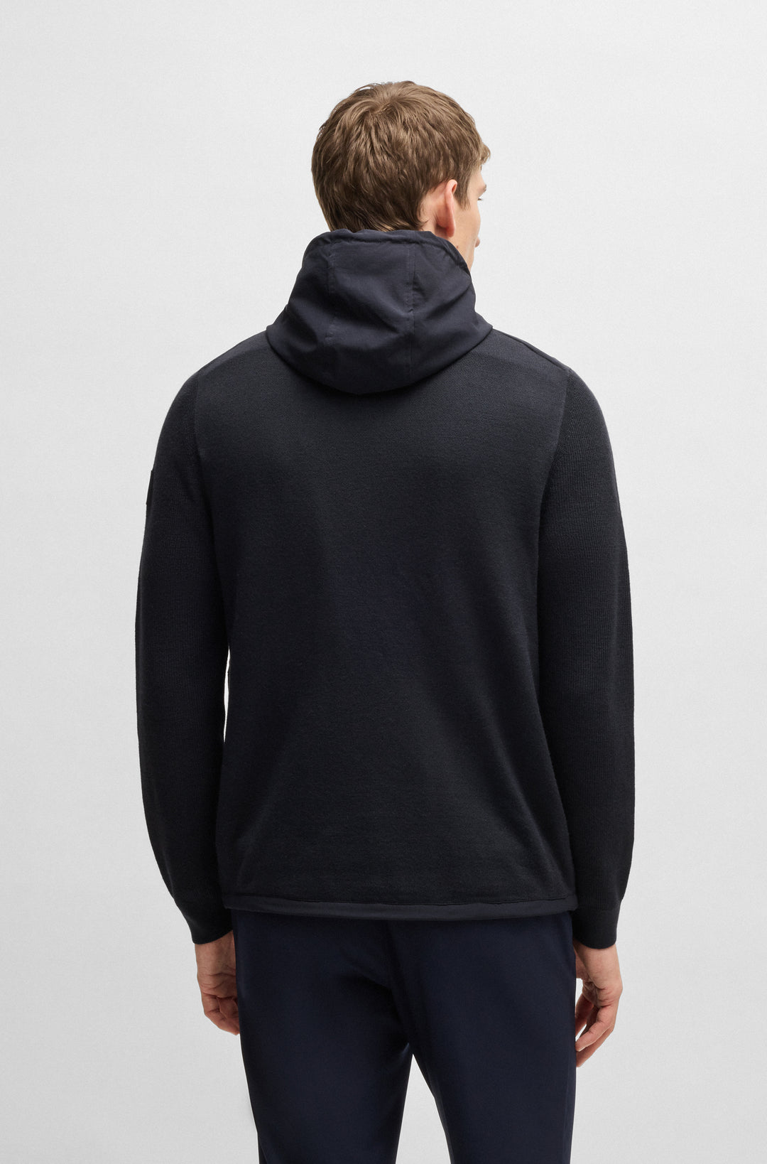 BOSS Casual Jackets Regular Fit in Polyester Mix - P-BRIAN 10267177 01-50531168- Concorde Fashion#color_navy-404