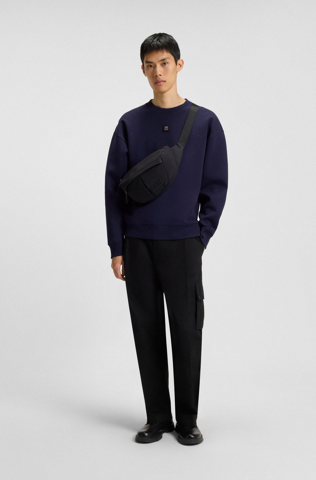 HUGO Sweatshirts Relaxed Fit - DETTIL 50533689- Concorde Fashion#color_navy-418