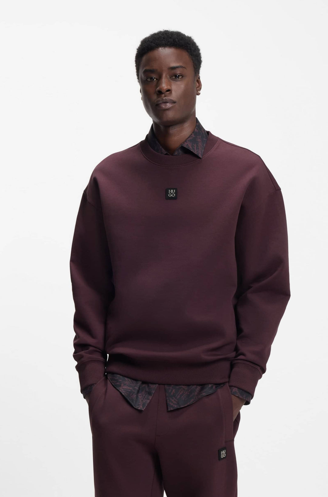 HUGO Sweatshirts Relaxed Fit - DETTIL 50533689- Concorde Fashion#color_brown-249