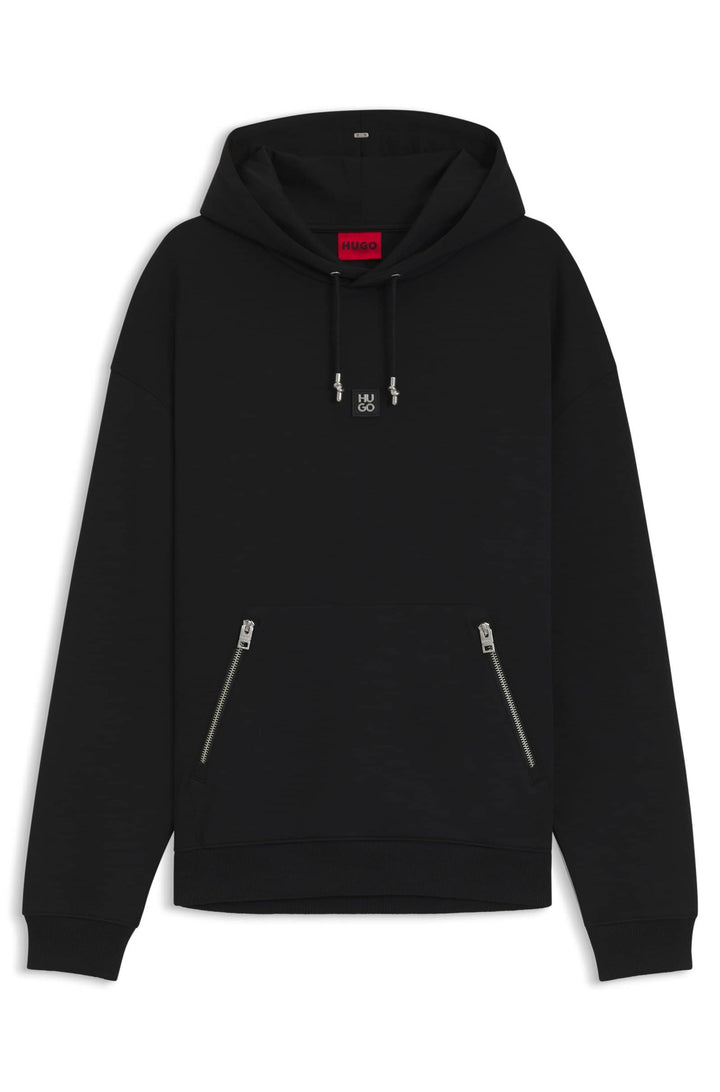 HUGO Hoodies Relaxed Fit - DARGENHOOD 50542583- Concorde Fashion#color_black-001