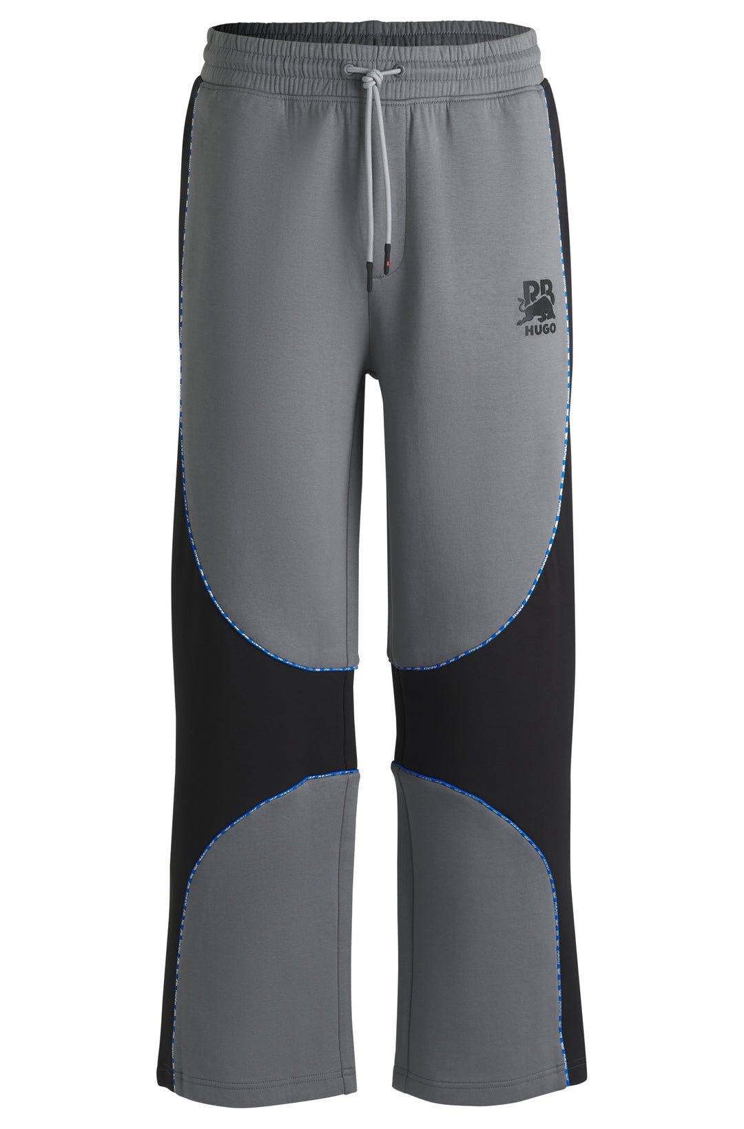 HUGO Jogging Pants Oversize Fit in Cotton Mix - DINODIE_RB 10267272 01-50542822- Concorde Fashion#color_grey-025