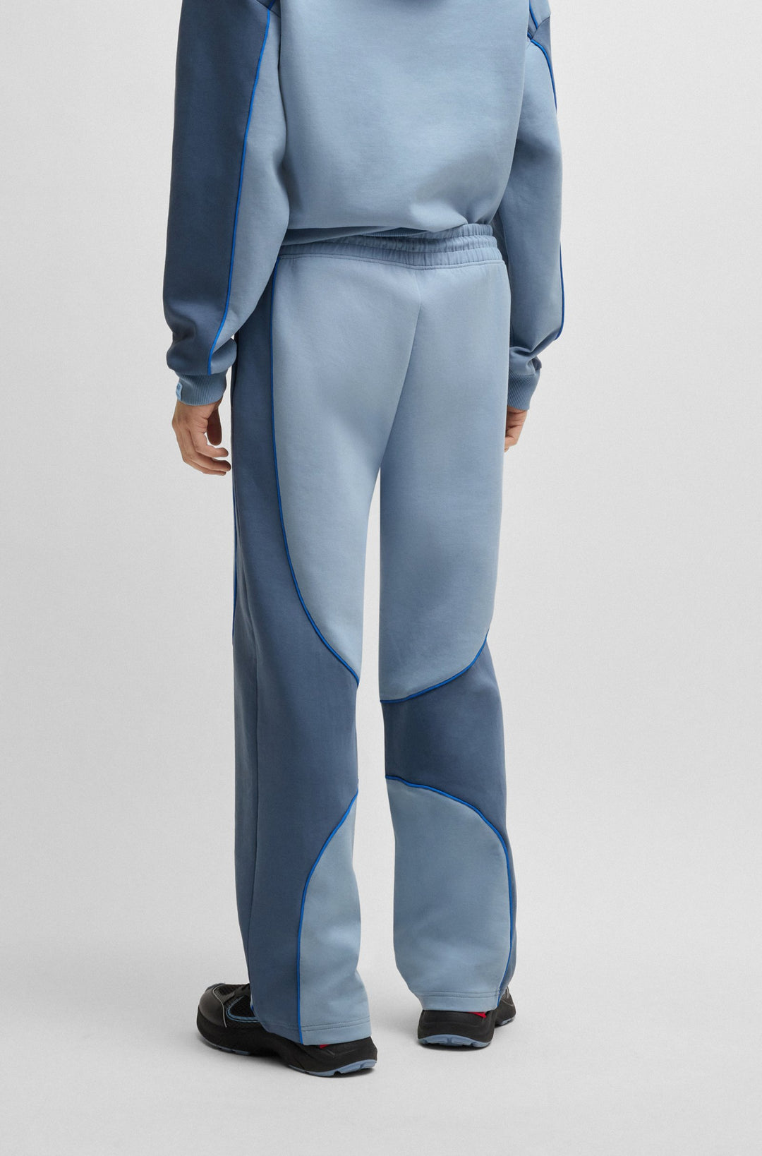 HUGO Jogging Pants Oversize Fit in Cotton Mix - DINODIE_RB 10267272 01-50542822- Concorde Fashion#color_blue-428