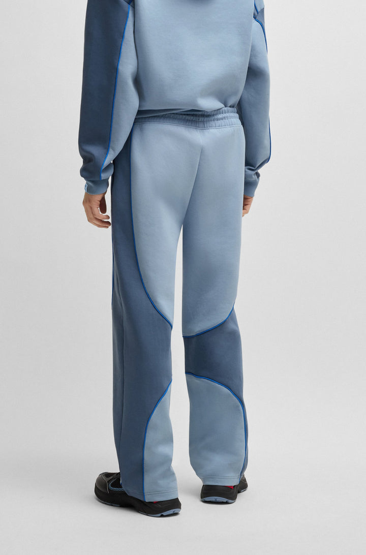 HUGO Jogging Pants Oversize Fit in Cotton Mix - DINODIE_RB 10267272 01-50542822- Concorde Fashion#color_blue-428