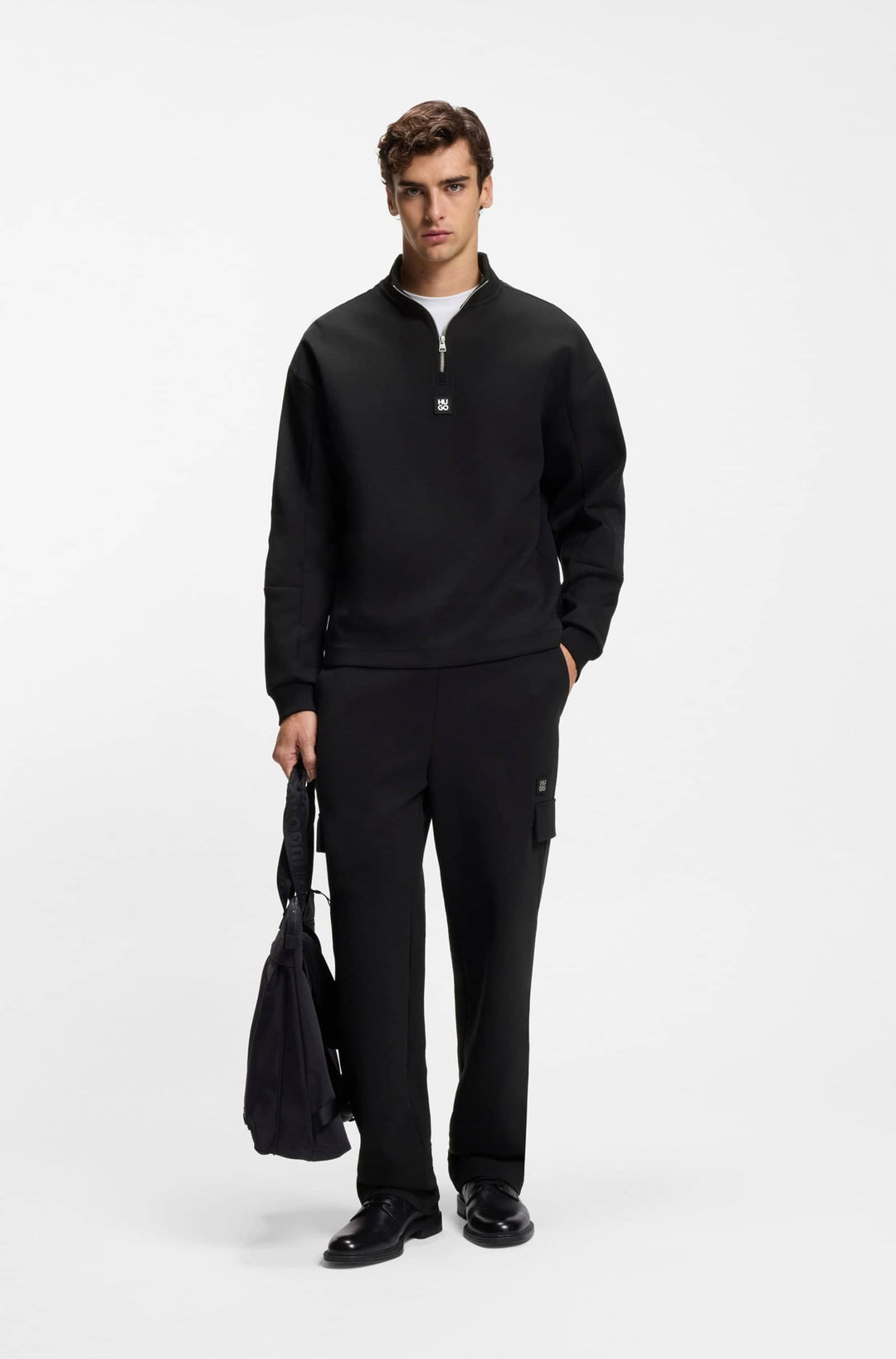 HUGO Sweatshirts Relaxed Fit - DANOVOTOP 50546402- Concorde Fashion#color_black-001