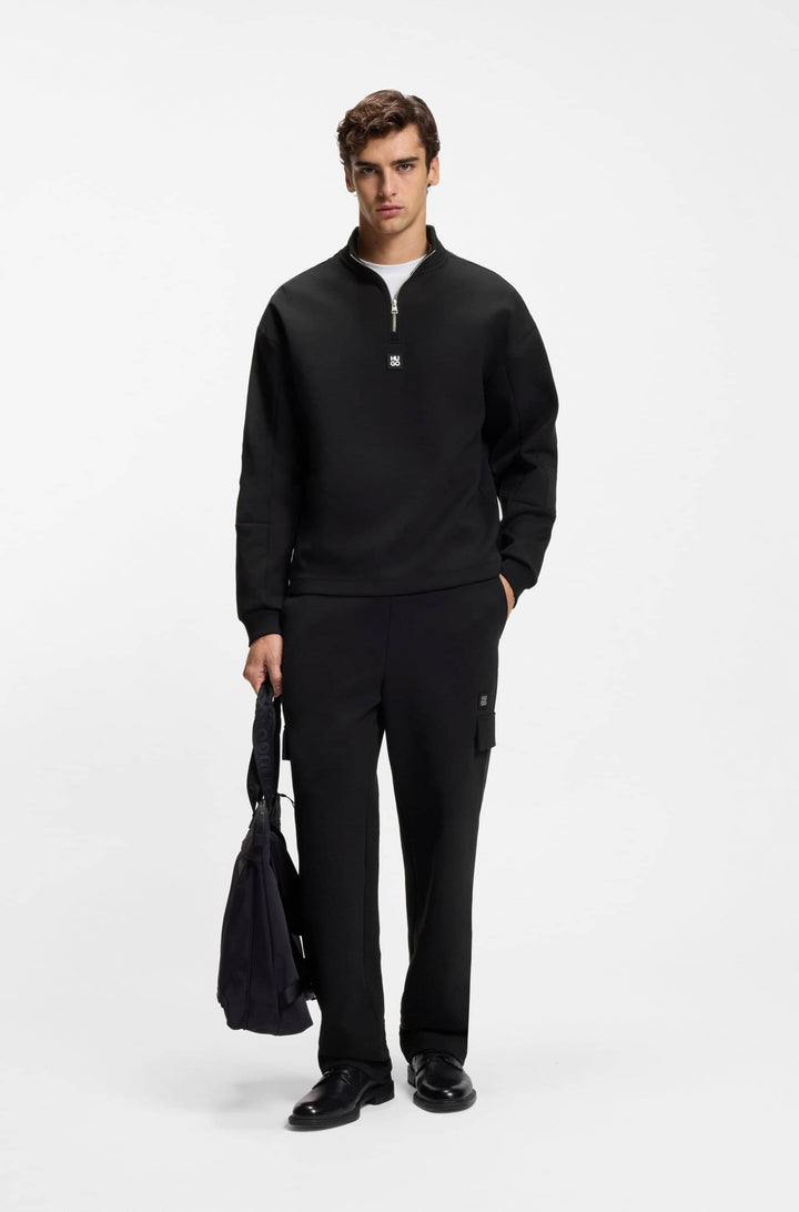 HUGO Sweatshirts Relaxed Fit - DANOVOTOP 50546402- Concorde Fashion#color_black-001