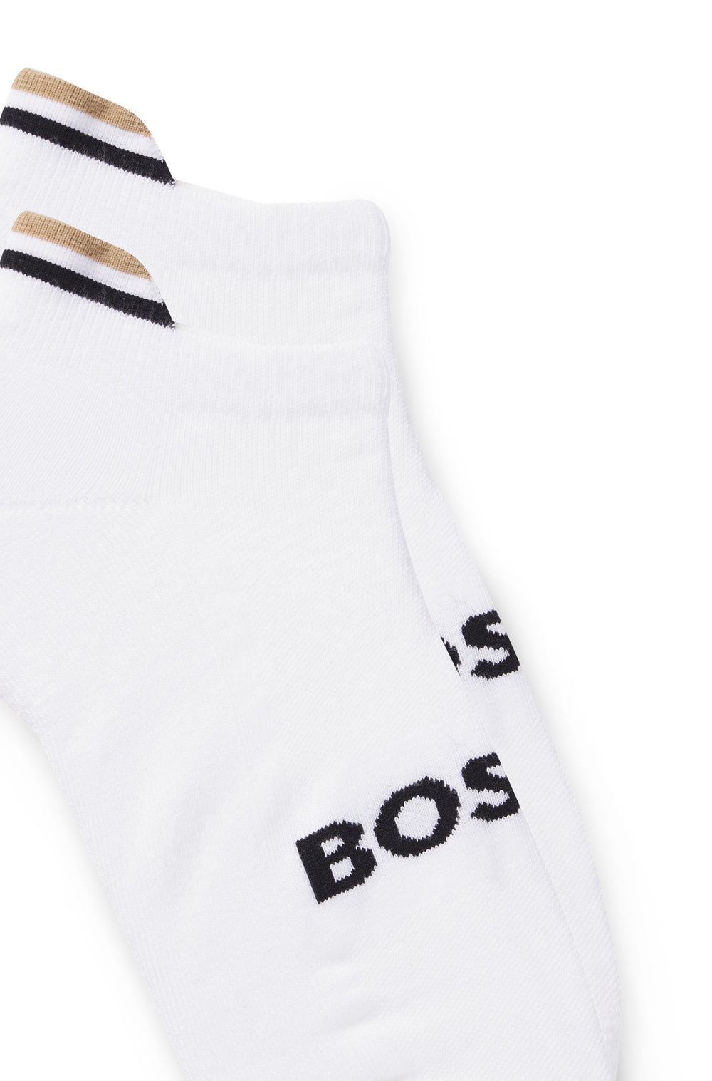 BOSS Socks  in Cotton Mix - 2P AS ICONIC LOOP CC 10267380 01-50531617- Concorde Fashion#color_white-100
