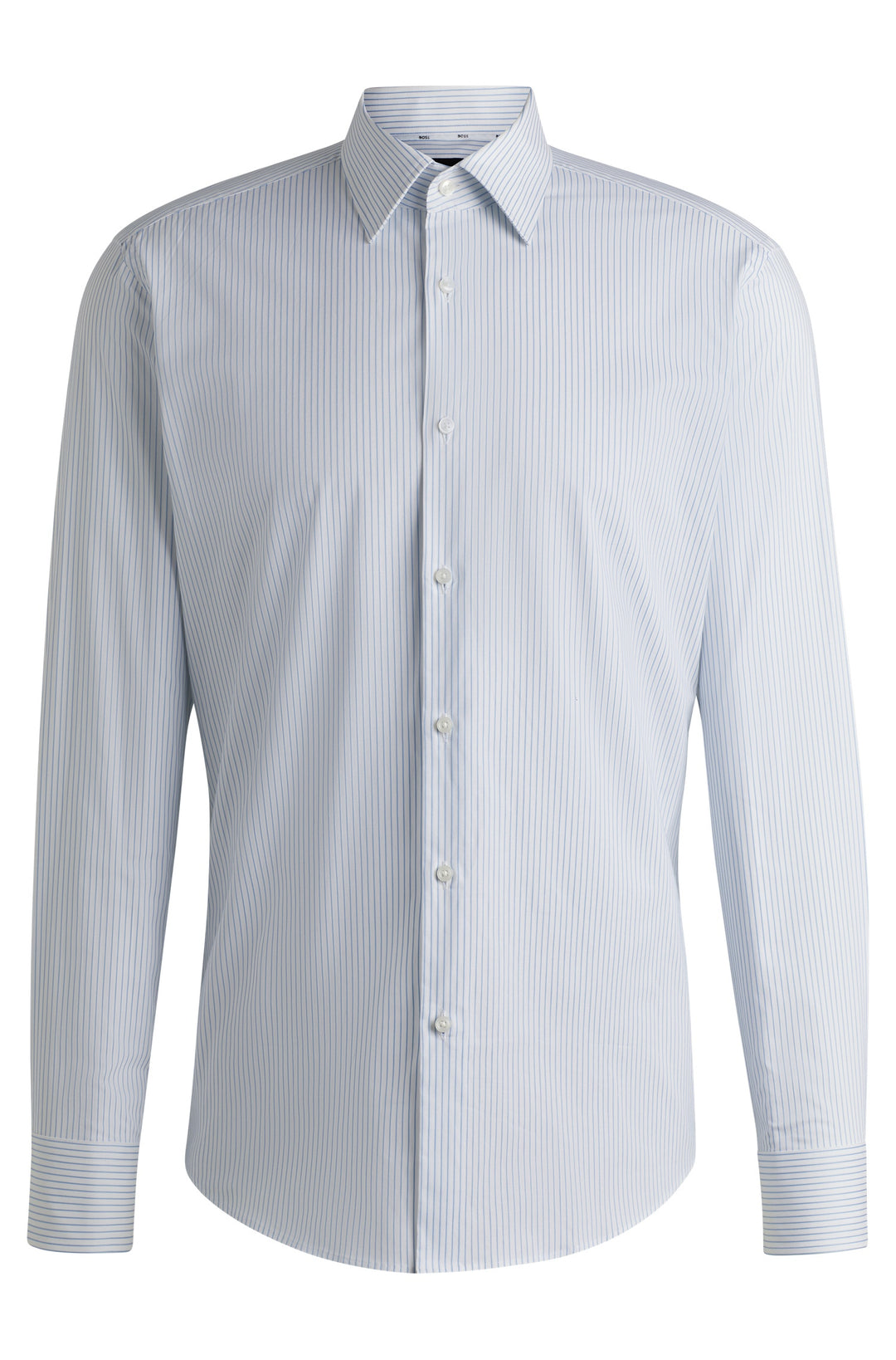 BOSS Formal Shirts Regular Fit in Cotton Mix - H-JOE-KENT-C1-214 10267724 01-50532835- Concorde Fashion#color_blue-450