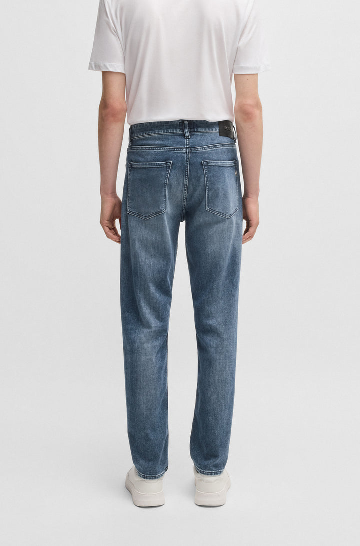 BOSS Jeans Regular Fit in Cotton Mix - C-RE.MAINE 10267733 01-50532595- Concorde Fashion#color_navy-418