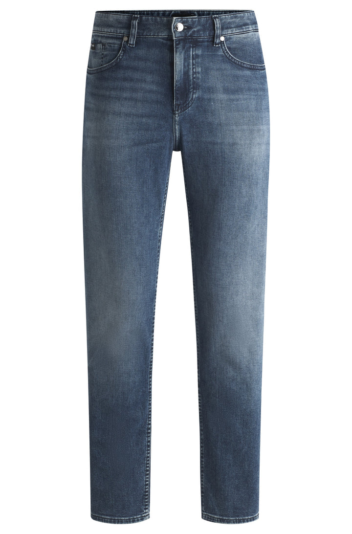 BOSS Jeans Regular Fit in Cotton Mix - C-RE.MAINE 10267733 01-50532595- Concorde Fashion#color_navy-418