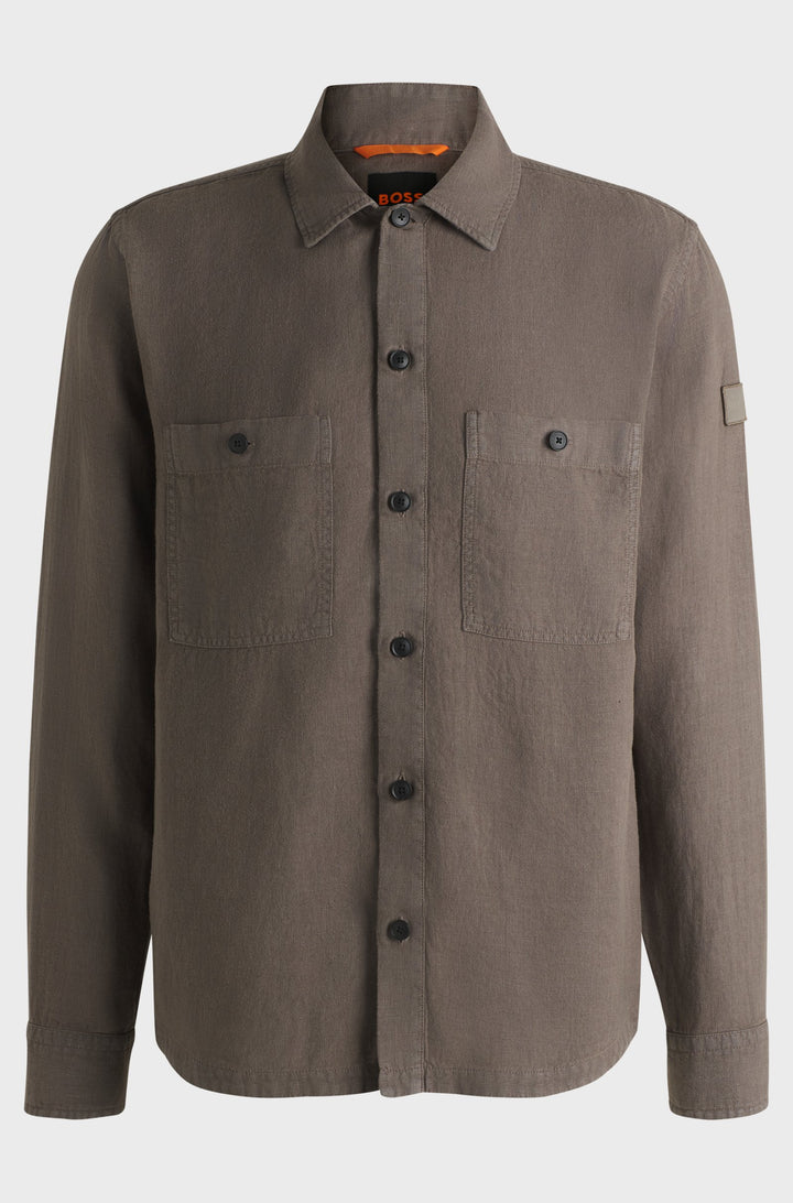 BOSS Casual Shirts Oversize Fit - LOCKY_2_M 50537951- Concorde Fashion#color_beige-294