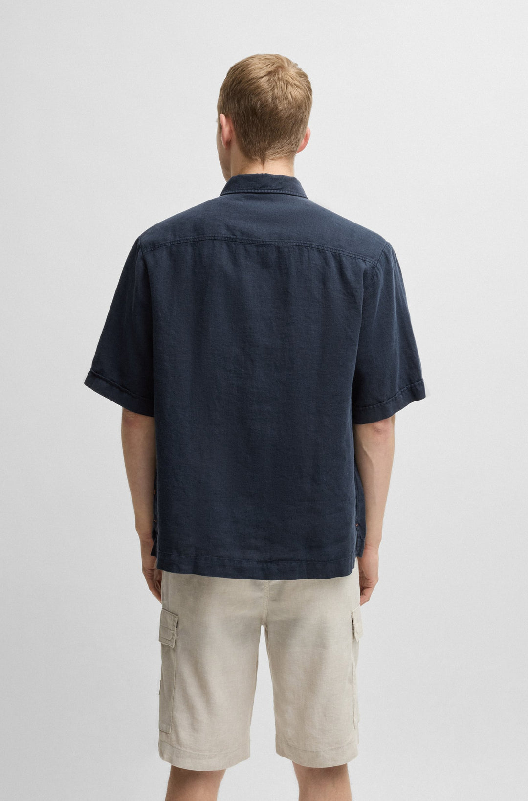 BOSS Casual Shirts Relaxed Fit - LAPOULLY_M 50538880- Concorde Fashion#color_navy-404