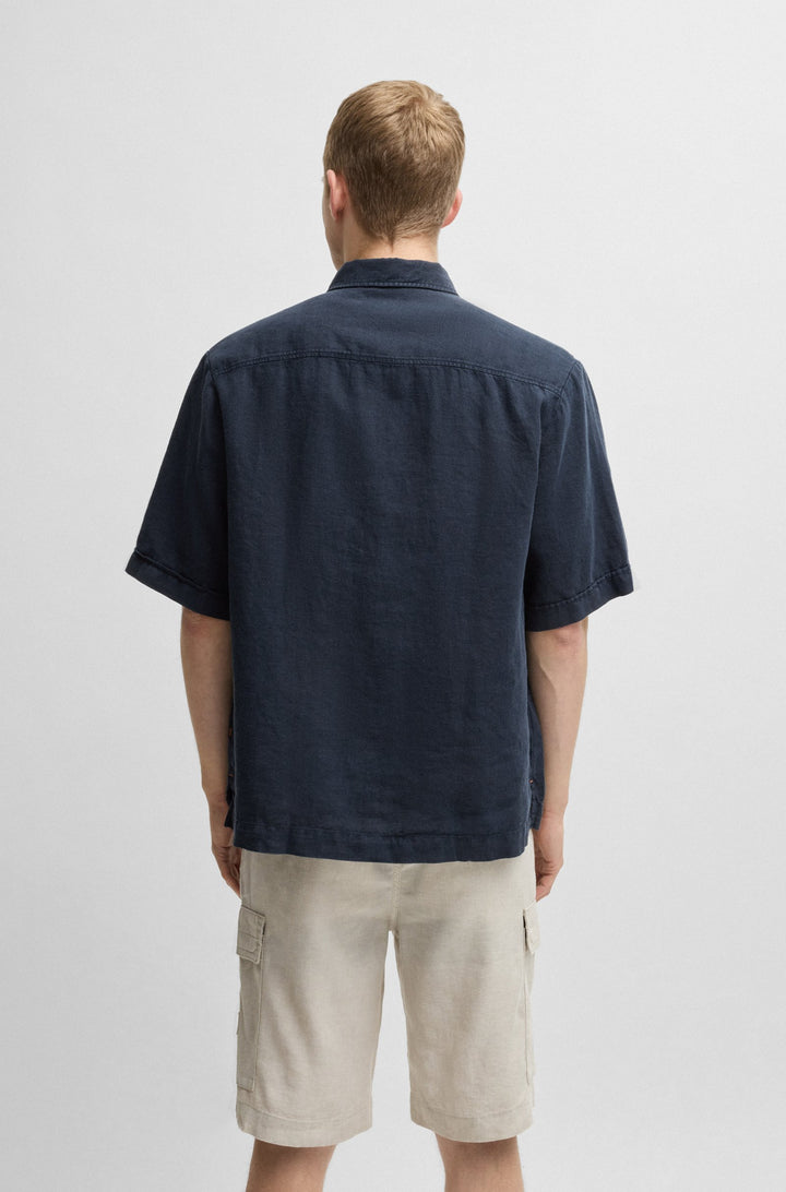 BOSS Casual Shirts Relaxed Fit - LAPOULLY_M 50538880- Concorde Fashion#color_navy-404