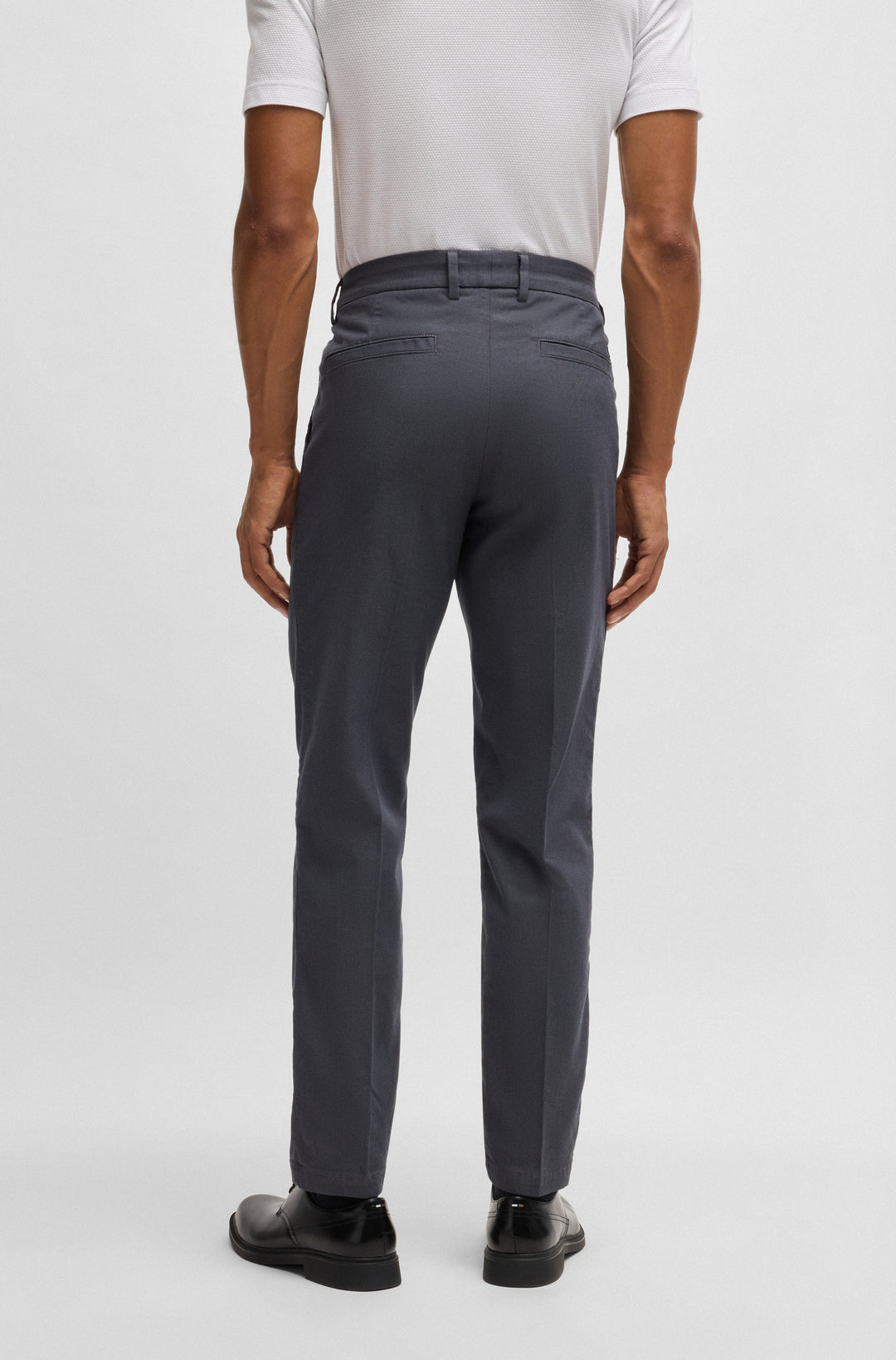 BOSS Trousers Regular Fit in Cotton Mix - H-KANE 10267896 01-50534880- Concorde Fashion#color_navy-404