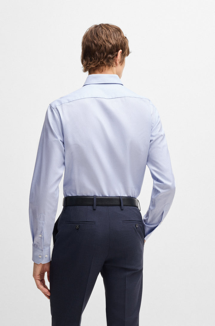 BOSS Formal Shirts Regular Fit in Cotton - H-JOE-SPREAD-C1-222 10267923 01-50532839- Concorde Fashion#color_blue-450