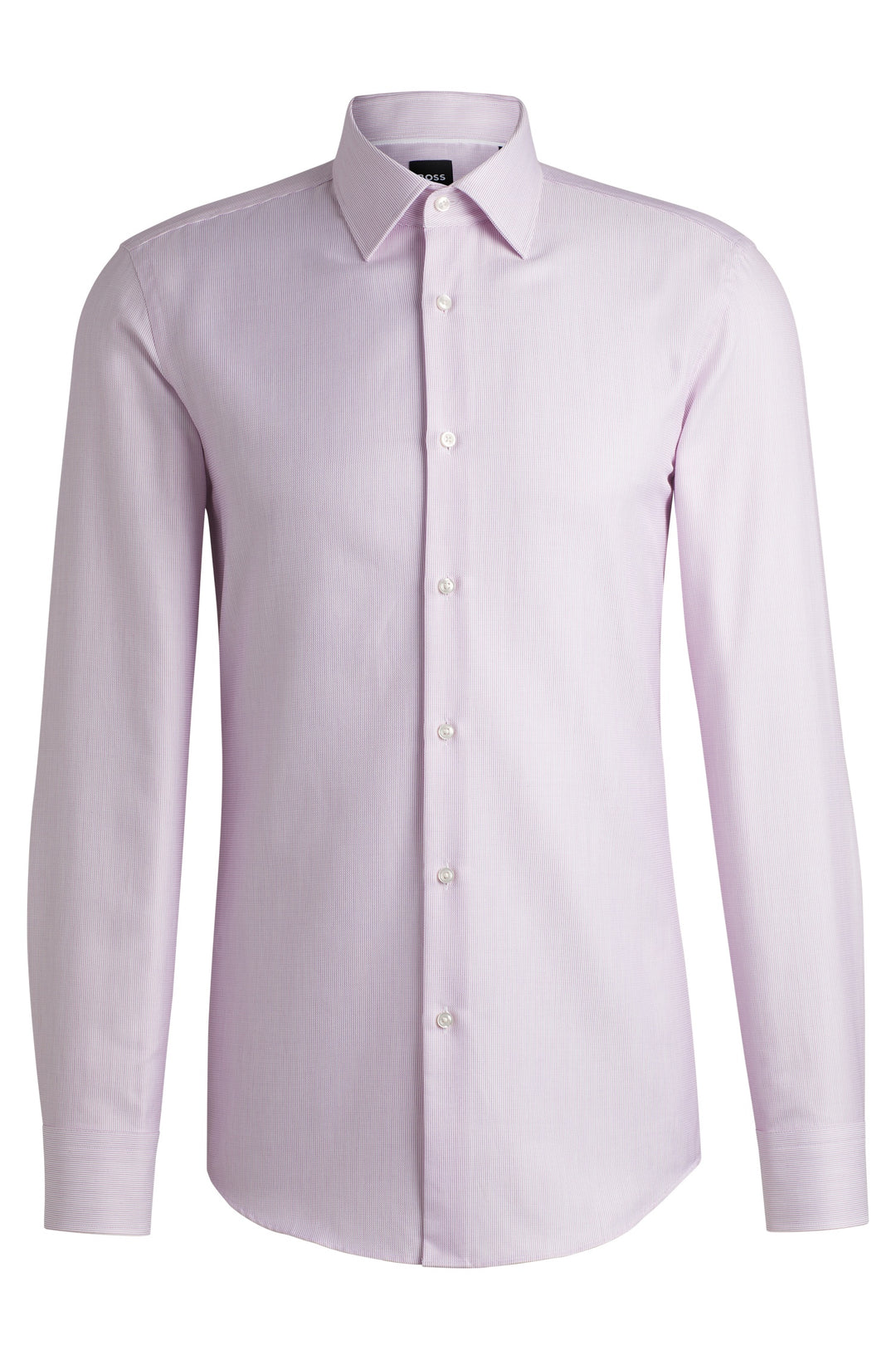 BOSS Formal Shirts Slim Fit in Cotton - H-HANK-KENT-C1-214 10268013 01-50533040- Concorde Fashion#color_pink-664