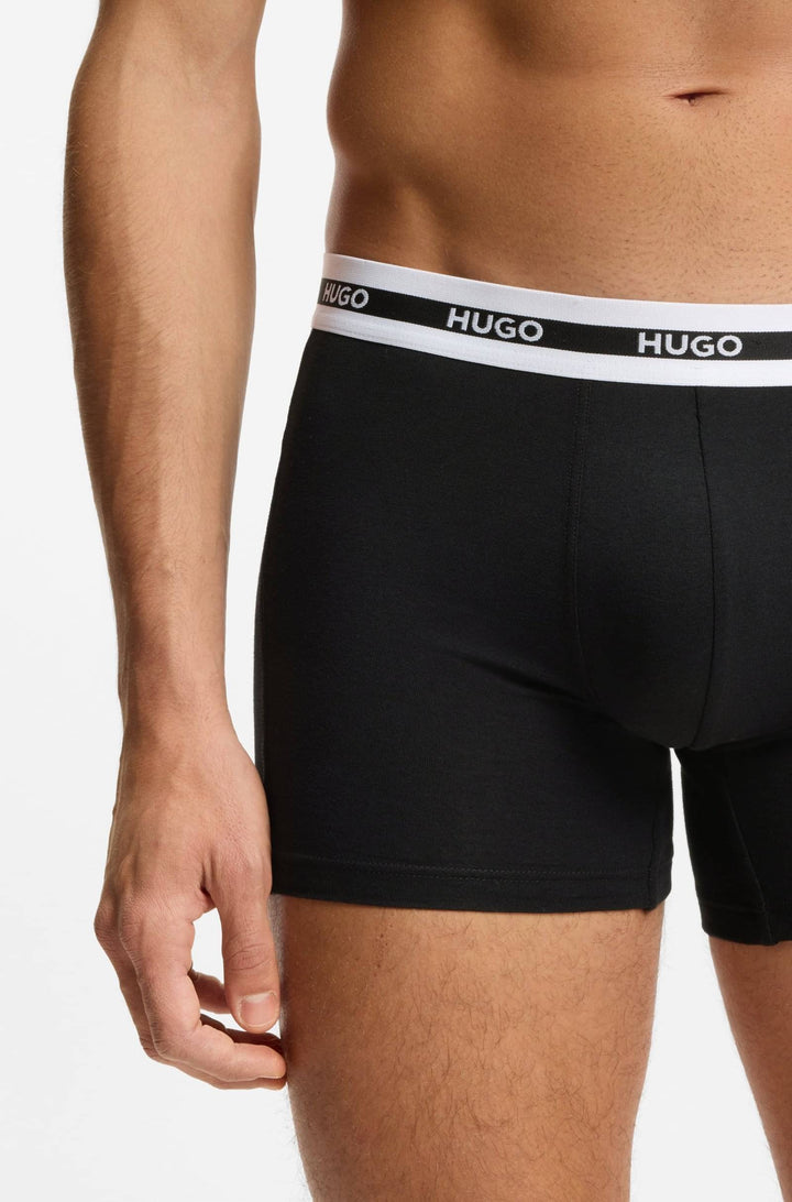 HUGO Boxers  - BOXERBR TRIPL PLANET 50534694- Concorde Fashion#color_black-003