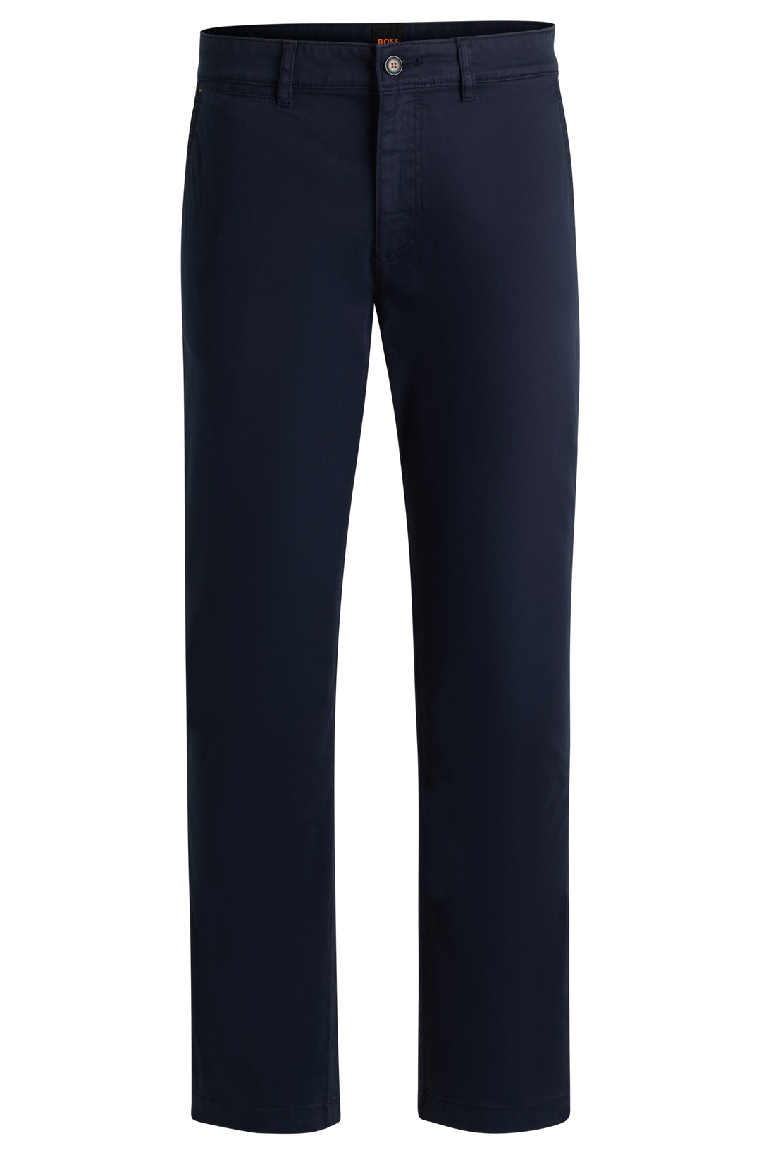 BOSS Trousers Regular Fit in Cotton Mix - CHINO-REGULAR-1 10268092 01-50534378- Concorde Fashion#color_navy-404