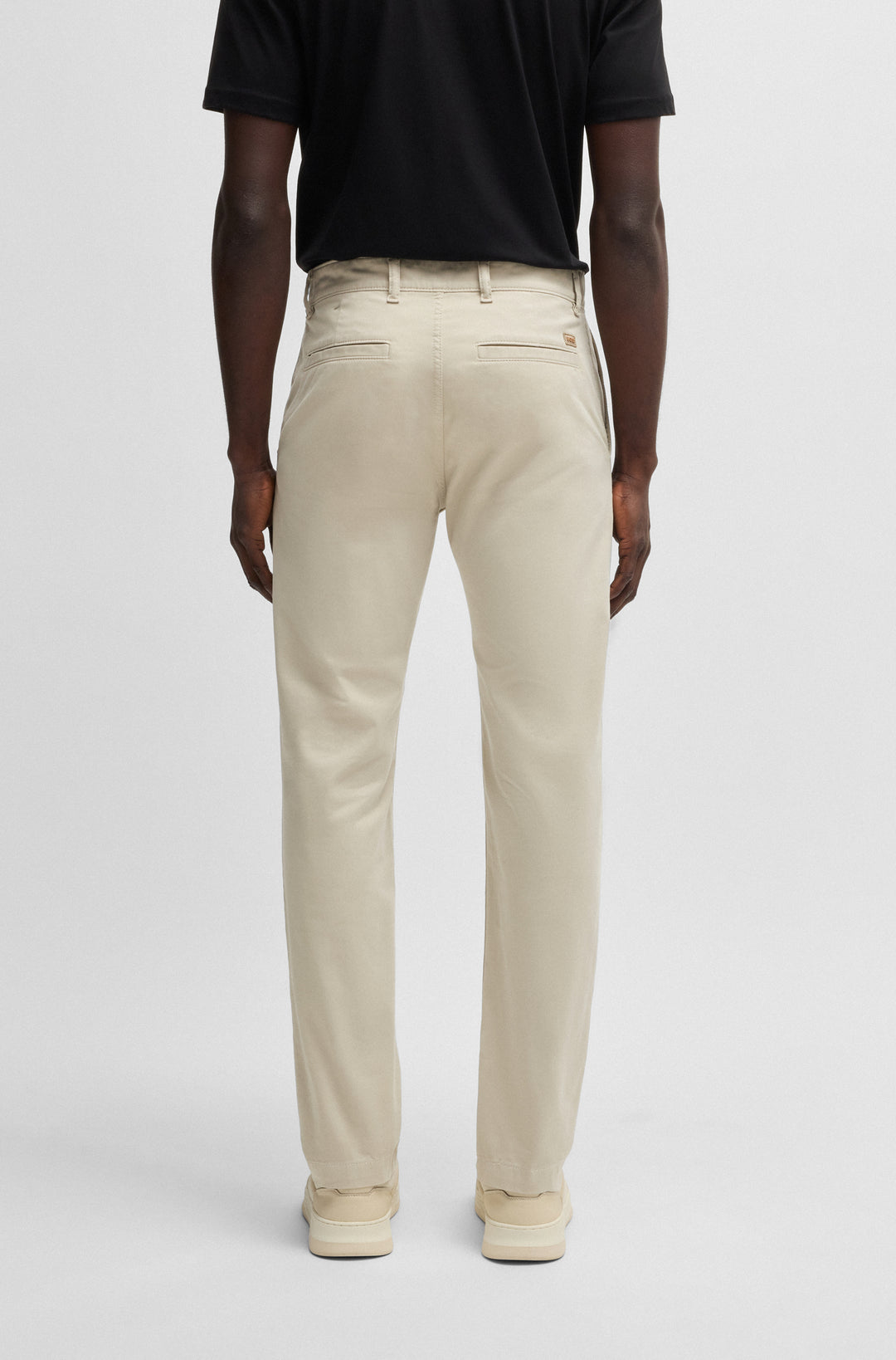 BOSS Trousers Regular Fit in Cotton Mix - CHINO-REGULAR-1 10268092 01-50534378- Concorde Fashion#color_beige-271