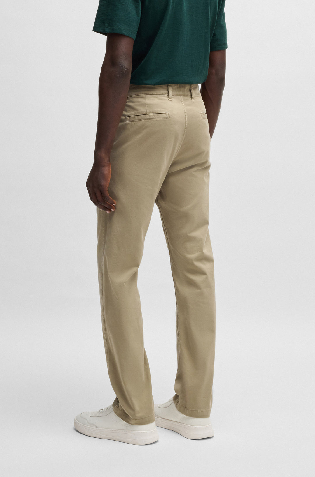 BOSS Trousers Regular Fit in Cotton Mix - CHINO-REGULAR-1 10268092 01-50534378- Concorde Fashion#color_brown-239