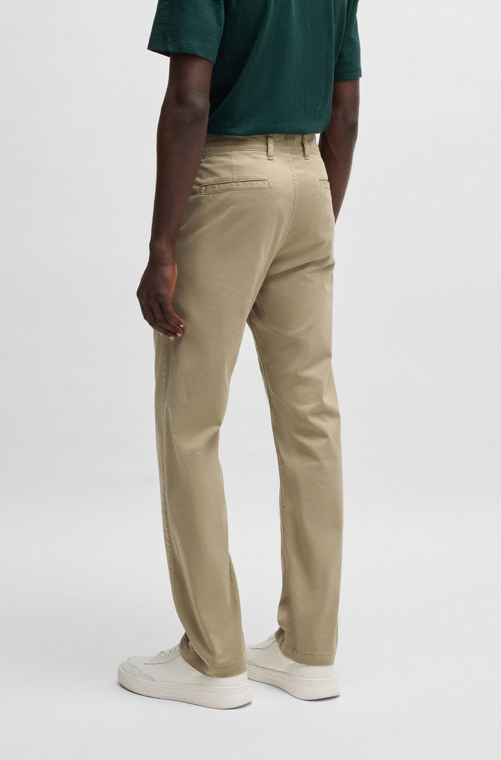 BOSS Trousers Regular Fit in Cotton Mix - CHINO-REGULAR-1 10268092 01-50534378- Concorde Fashion#color_brown-239