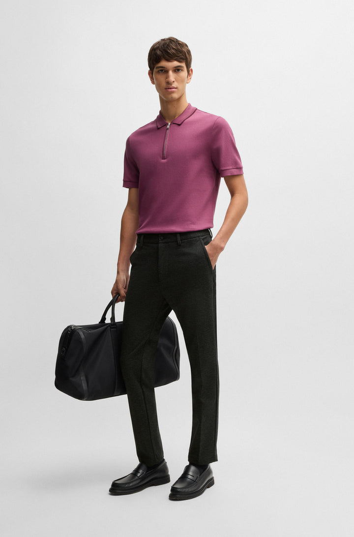 BOSS Trousers Slim Fit in synthetic - P-KAITON 10268198 01-50530871- Concorde Fashion#color_black-001