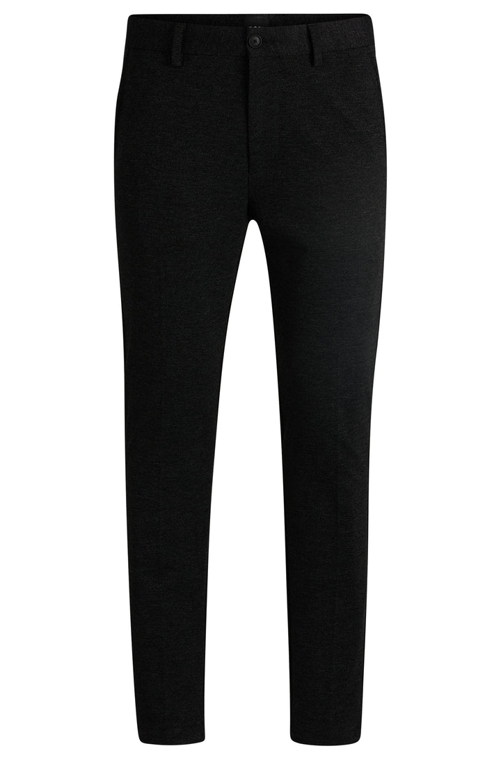 BOSS Trousers Slim Fit in synthetic - P-KAITON 10268198 01-50530871- Concorde Fashion#color_black-001