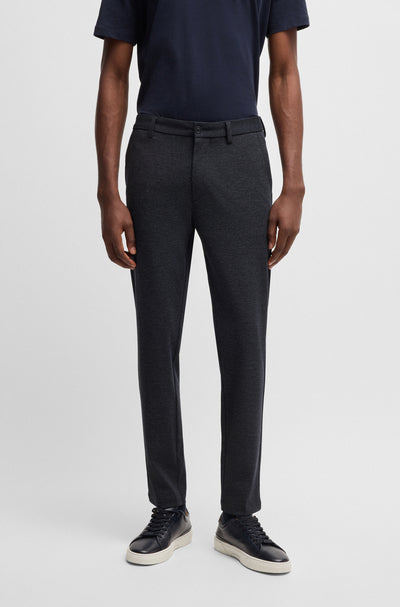 BOSS Trousers Slim Fit in synthetic - P-KAITON 10268198 01-50530871- Concorde Fashion#color_navy-404