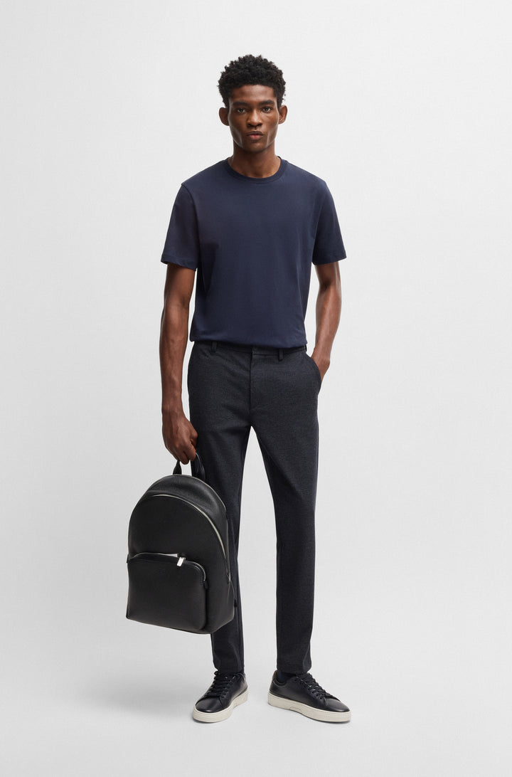 BOSS Trousers Slim Fit in synthetic - P-KAITON 10268198 01-50530871- Concorde Fashion#color_navy-404