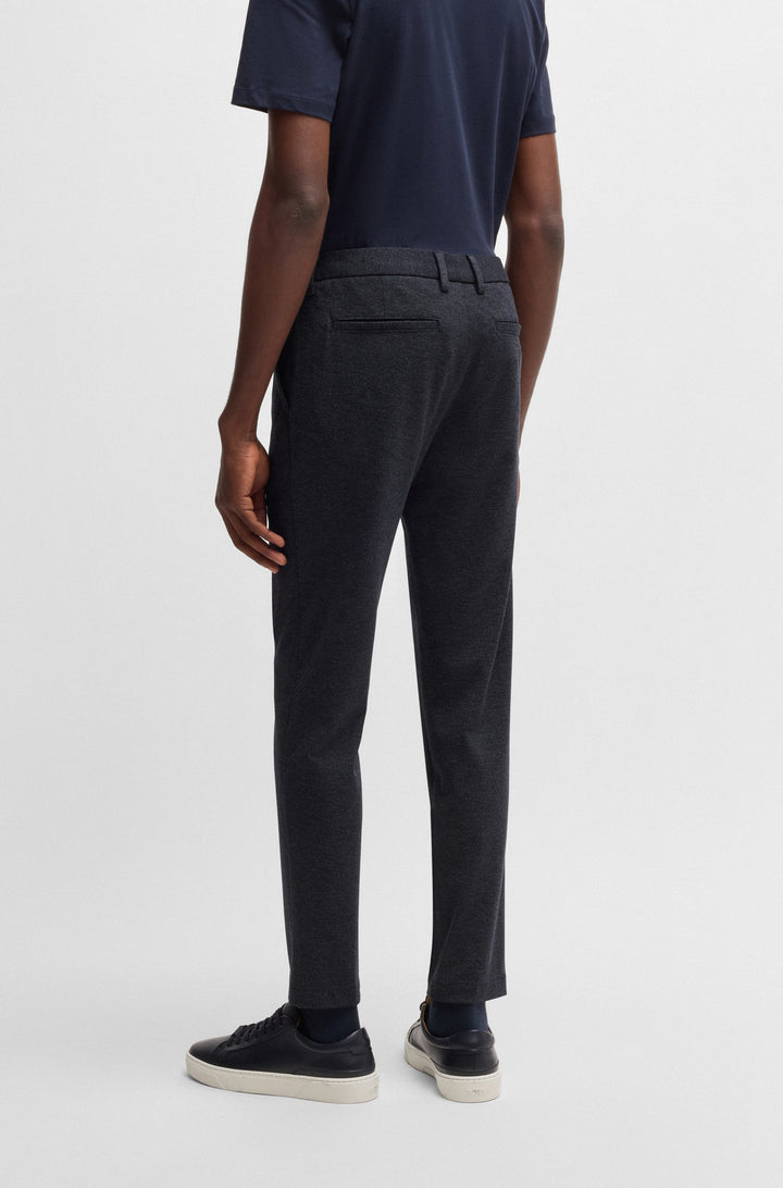 BOSS Trousers Slim Fit in synthetic - P-KAITON 10268198 01-50530871- Concorde Fashion#color_navy-404