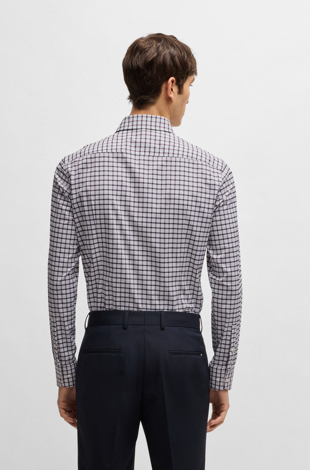 BOSS Formal Shirts Slim Fit in synthetic - P-HANK-KENT-C1-222 10268253 01-50535414- Concorde Fashion#color_pink-663