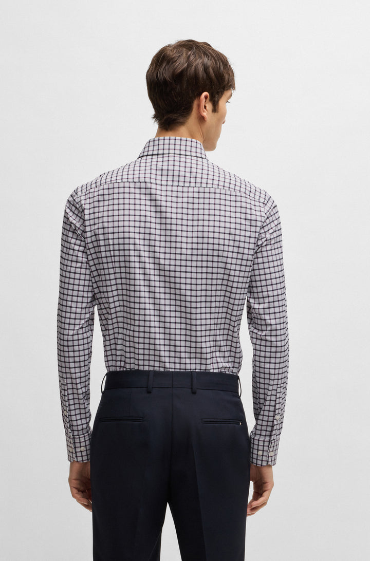 BOSS Formal Shirts Slim Fit in synthetic - P-HANK-KENT-C1-222 10268253 01-50535414- Concorde Fashion#color_pink-663