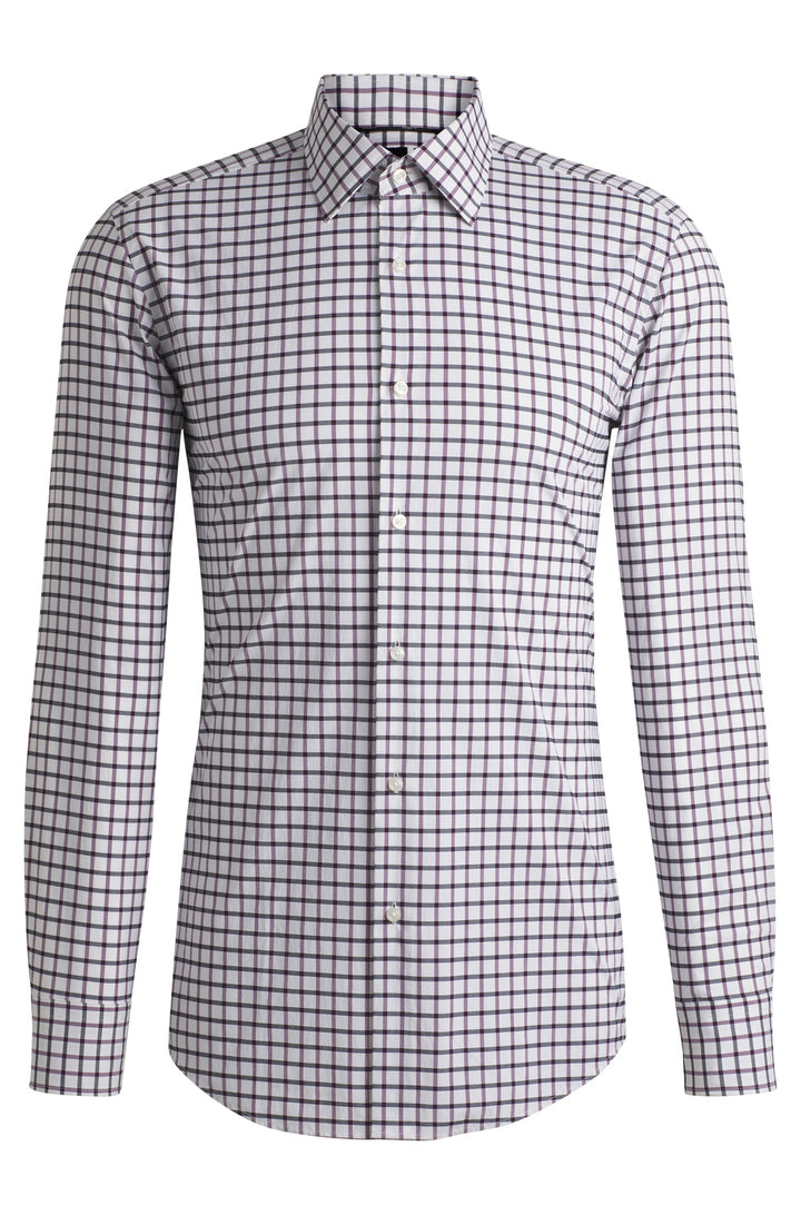 BOSS Formal Shirts Slim Fit in synthetic - P-HANK-KENT-C1-222 10268253 01-50535414- Concorde Fashion#color_pink-663