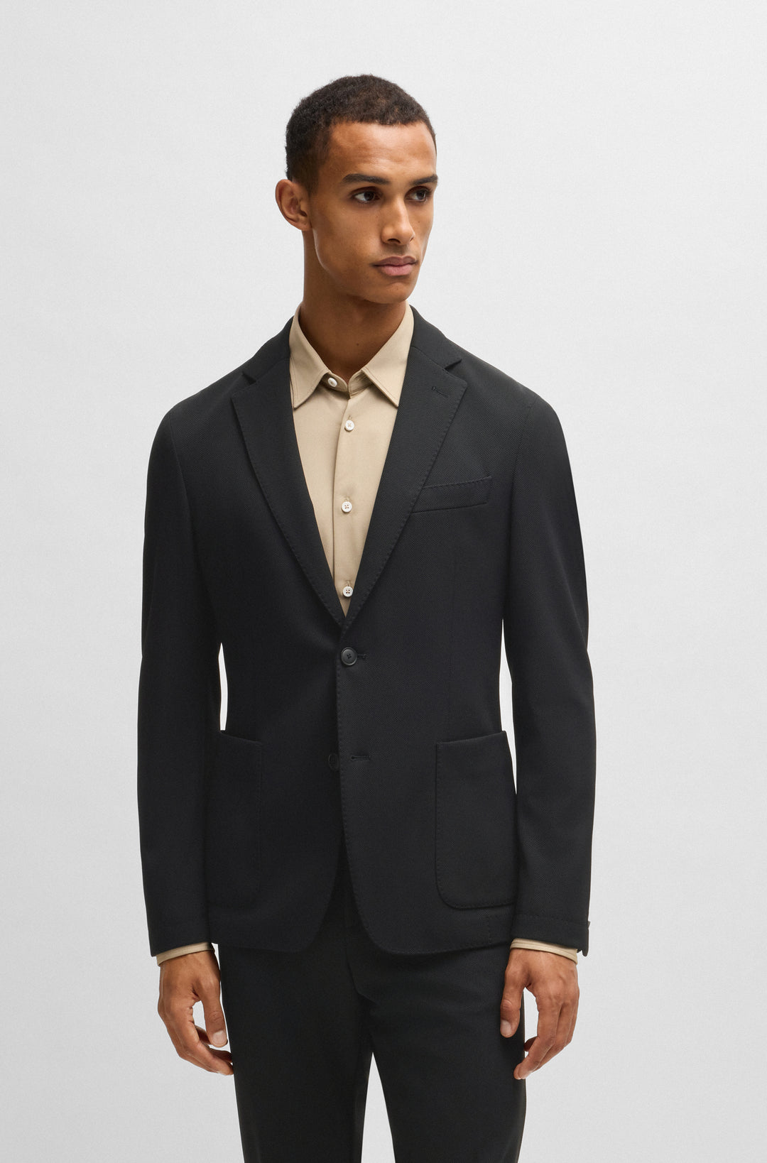 BOSS Blazers Slim Fit in synthetic - P-HANRY-J-WG-233 10268477 01-50535083- Concorde Fashion#color_black-001