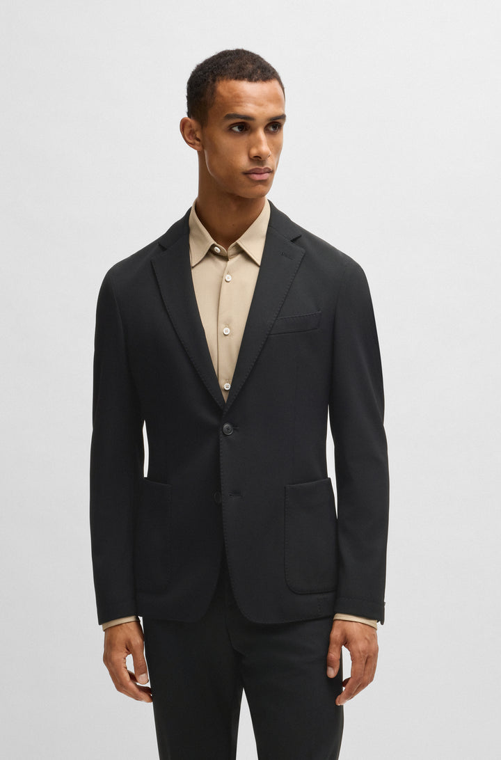 BOSS Blazers Slim Fit in synthetic - P-HANRY-J-WG-233 10268477 01-50535083- Concorde Fashion#color_black-001