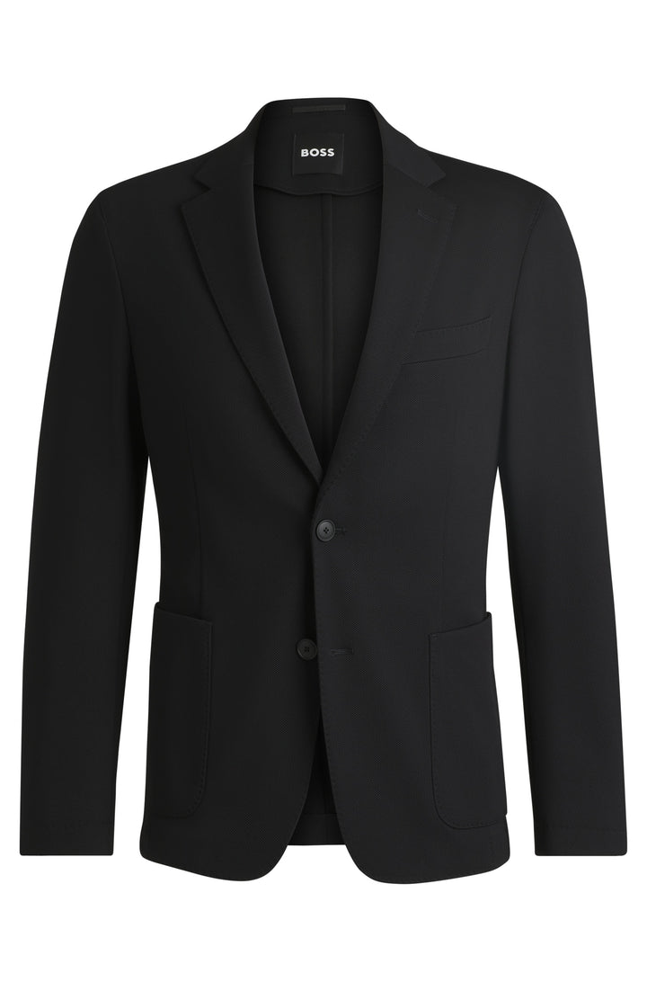 BOSS Blazers Slim Fit in synthetic - P-HANRY-J-WG-233 10268477 01-50535083- Concorde Fashion#color_black-001