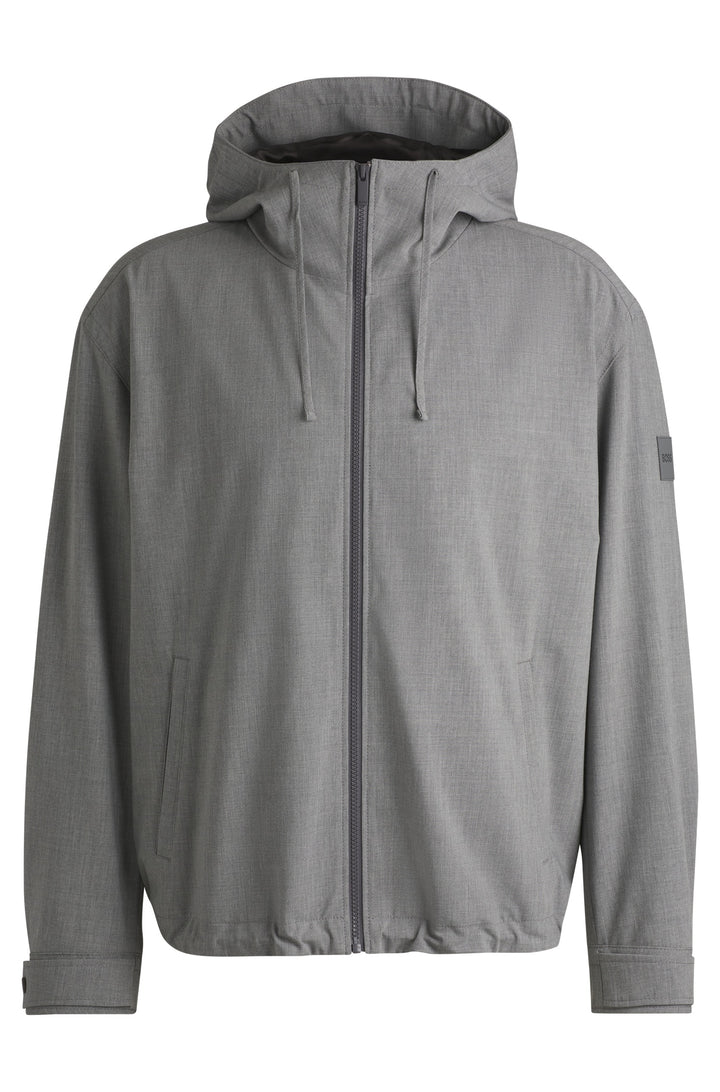 BOSS Casual Jackets Regular Fit in Polyester Mix - P-CHAYTON 10268528 01-50528432- Concorde Fashion#color_grey-030