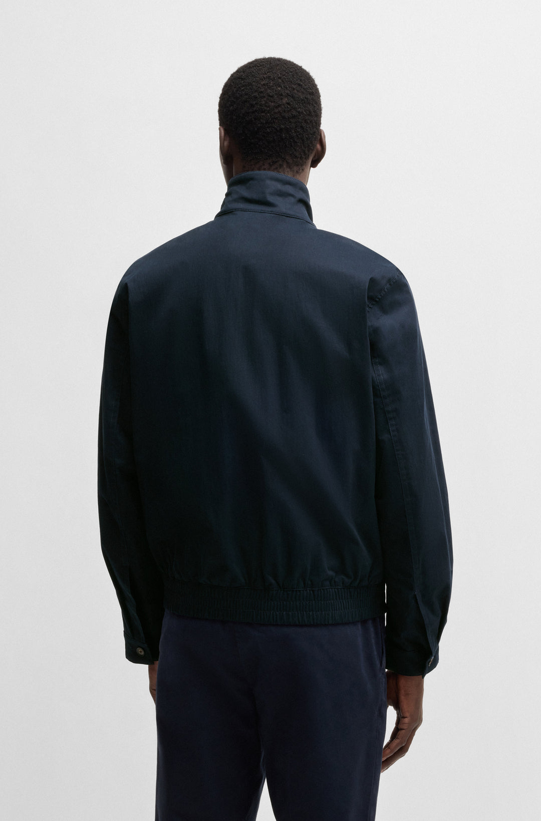 BOSS Casual Jackets Regular Fit in Cotton Mix - H-COINER2 10268542 01-50540378- Concorde Fashion#color_navy-404