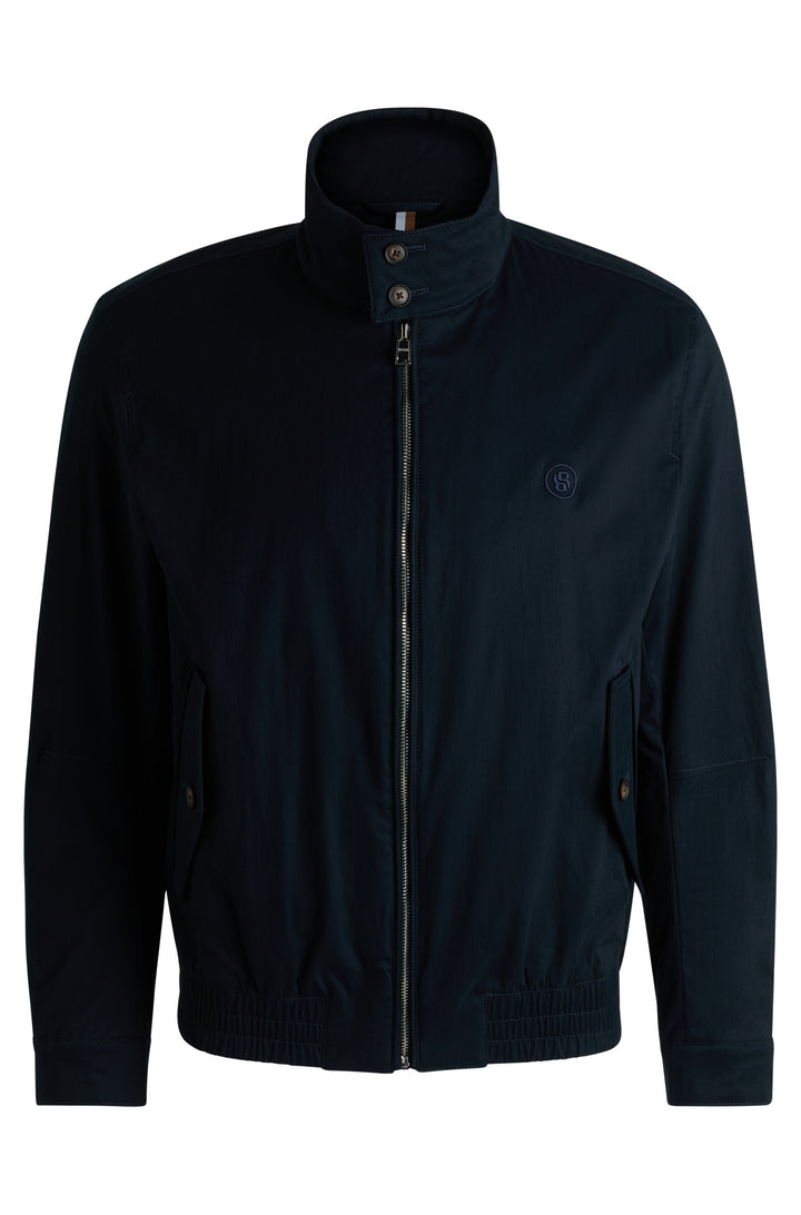 BOSS Casual Jackets Regular Fit in Cotton Mix - H-COINER2 10268542 01-50540378- Concorde Fashion#color_navy-404