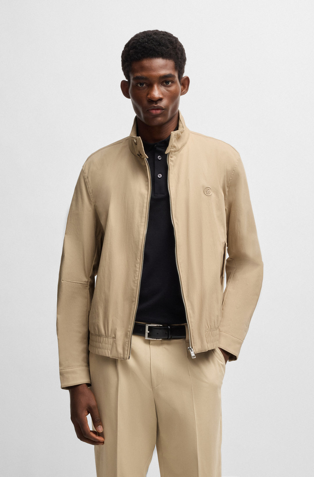 BOSS Casual Jackets Regular Fit in Cotton Mix - H-COINER2 10268542 01-50540378- Concorde Fashion#color_beige-275