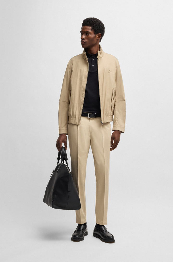 BOSS Casual Jackets Regular Fit in Cotton Mix - H-COINER2 10268542 01-50540378- Concorde Fashion#color_beige-275