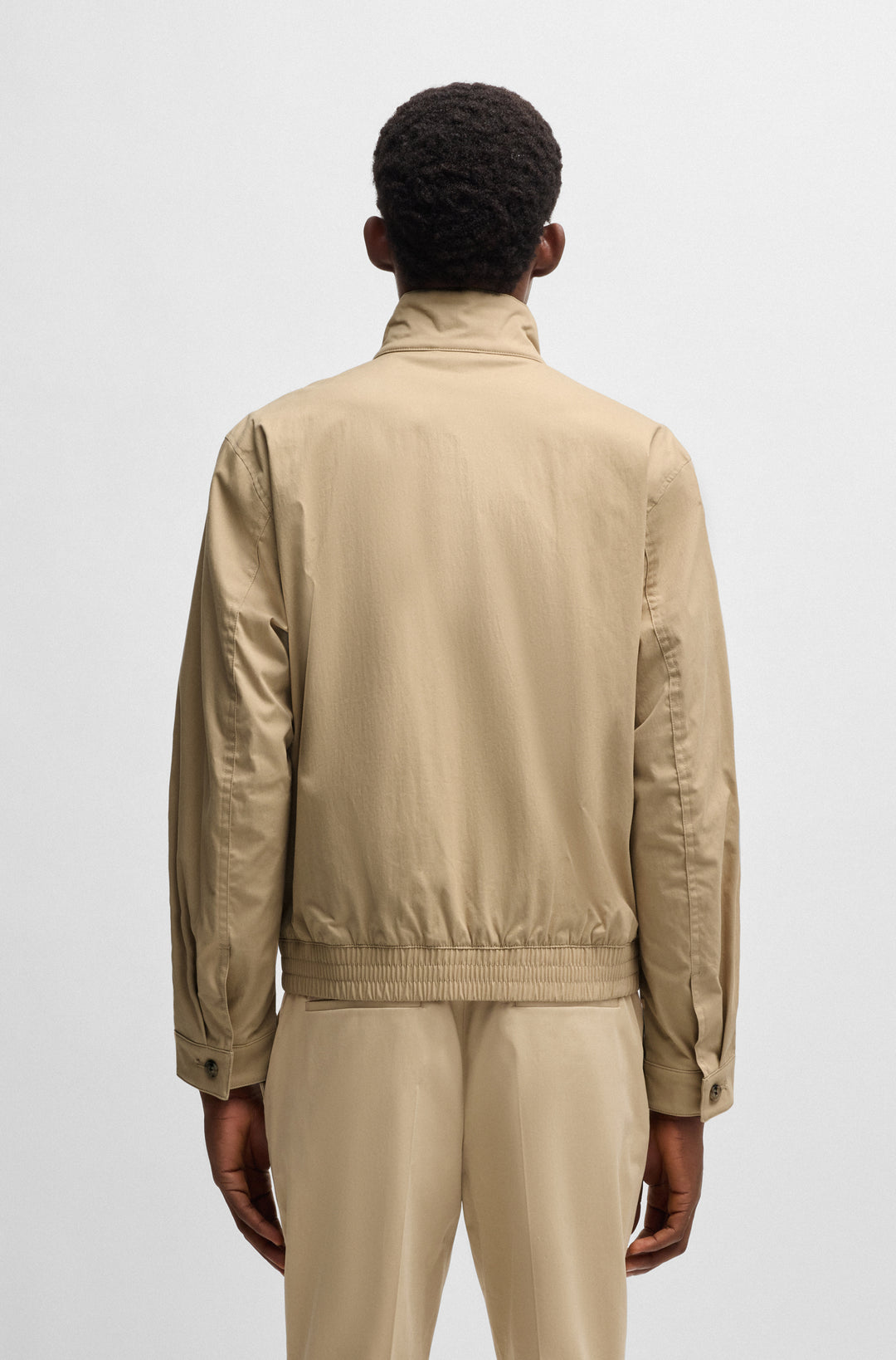 BOSS Casual Jackets Regular Fit in Cotton Mix - H-COINER2 10268542 01-50540378- Concorde Fashion#color_beige-275