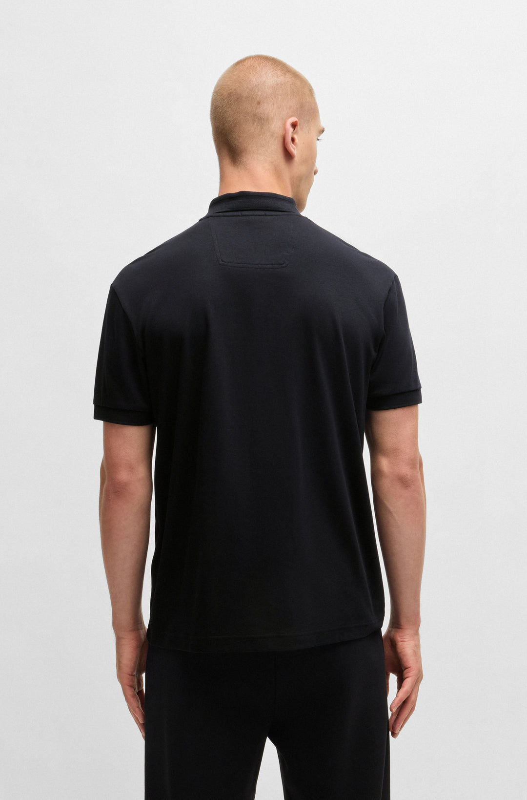 BOSS Polos Regular Fit in Cotton - PADDY TL 10268635 01-50533273- Concorde Fashion#color_black-001