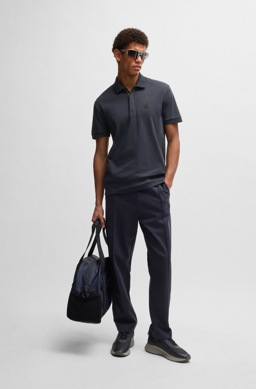 BOSS Polos Regular Fit in Cotton - PADDY TL 10268635 01-50533273- Concorde Fashion#color_navy-402