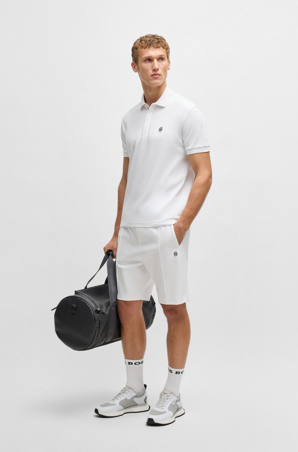 BOSS Polos Regular Fit in Cotton - PADDY TL 10268635 01-50533273- Concorde Fashion#color_white-100