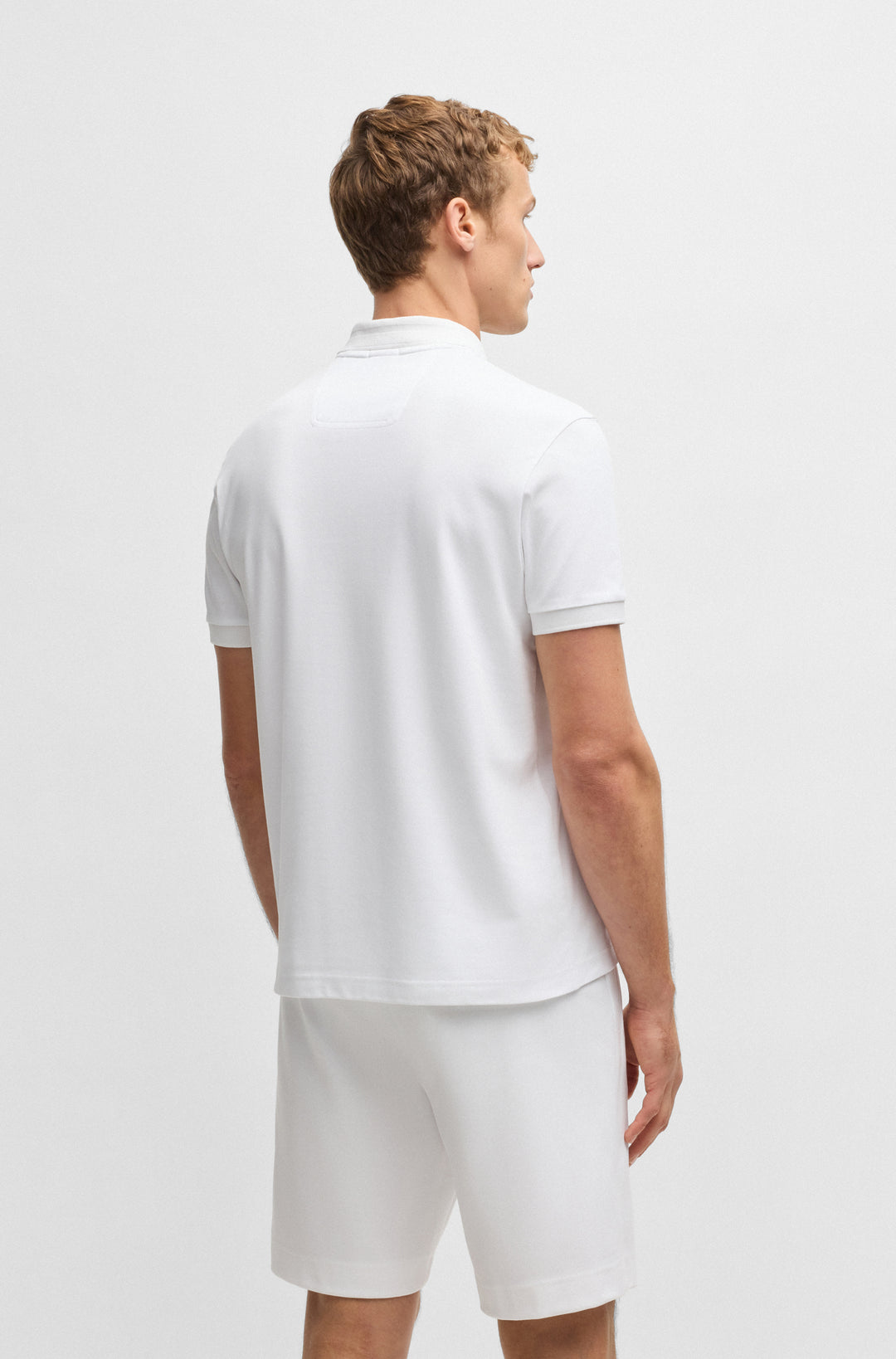 BOSS Polos Regular Fit in Cotton - PADDY TL 10268635 01-50533273- Concorde Fashion#color_white-100