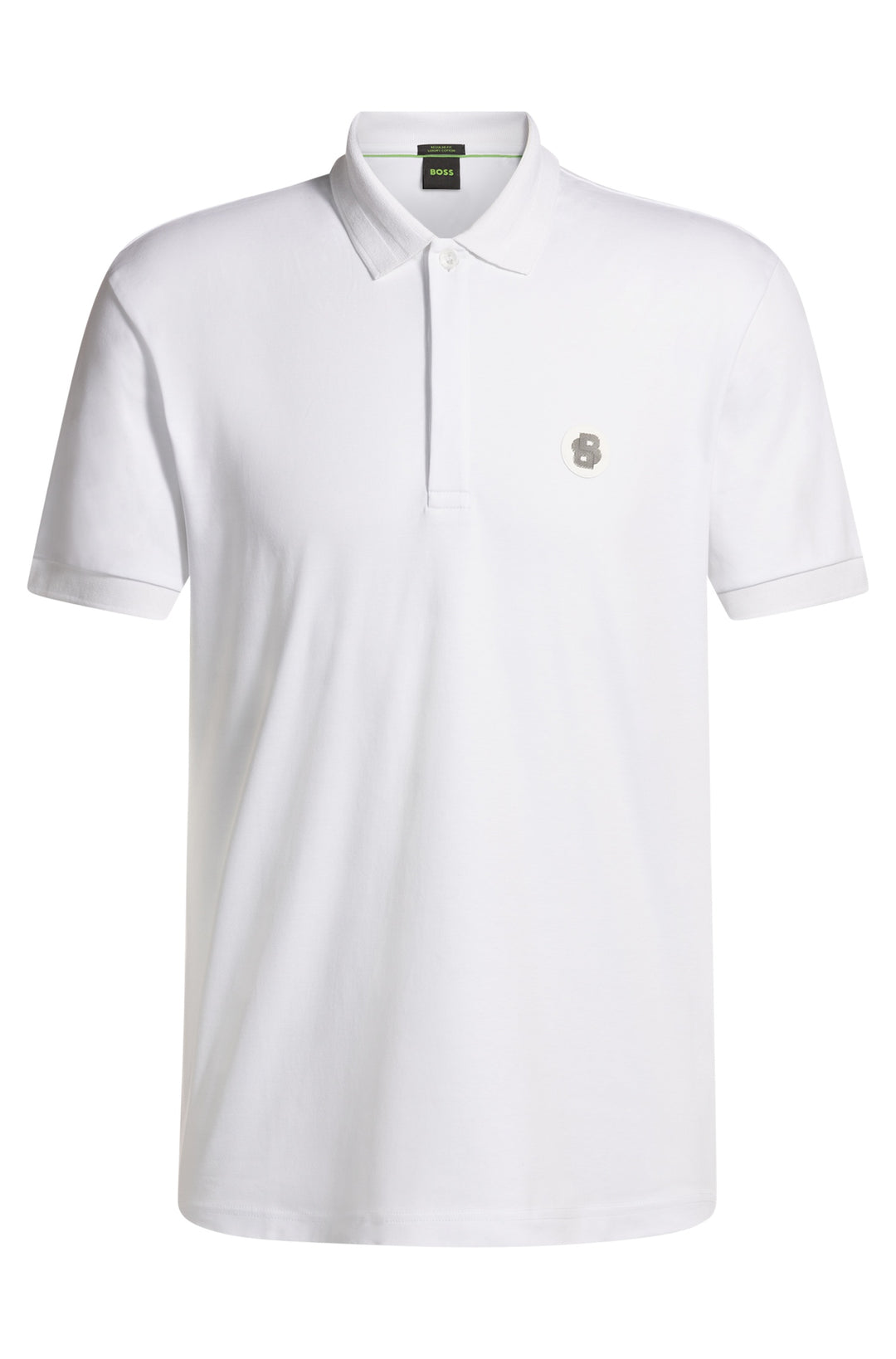 BOSS Polos Regular Fit in Cotton - PADDY TL 10268635 01-50533273- Concorde Fashion#color_white-100