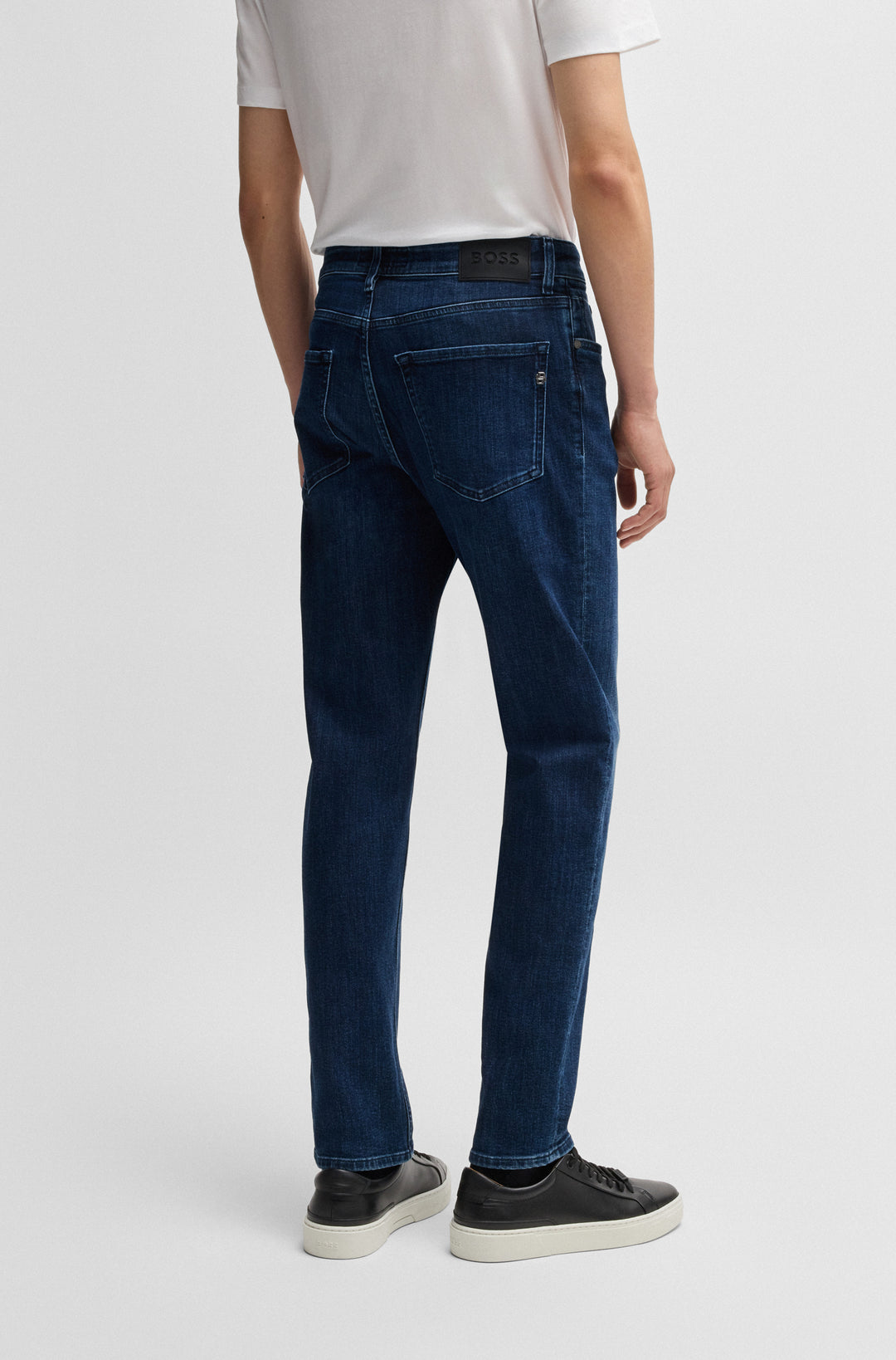 BOSS Jeans Regular Fit in Cotton Mix - P-RE.MAINE 10268787 01-50533034- Concorde Fashion#color_blue-421