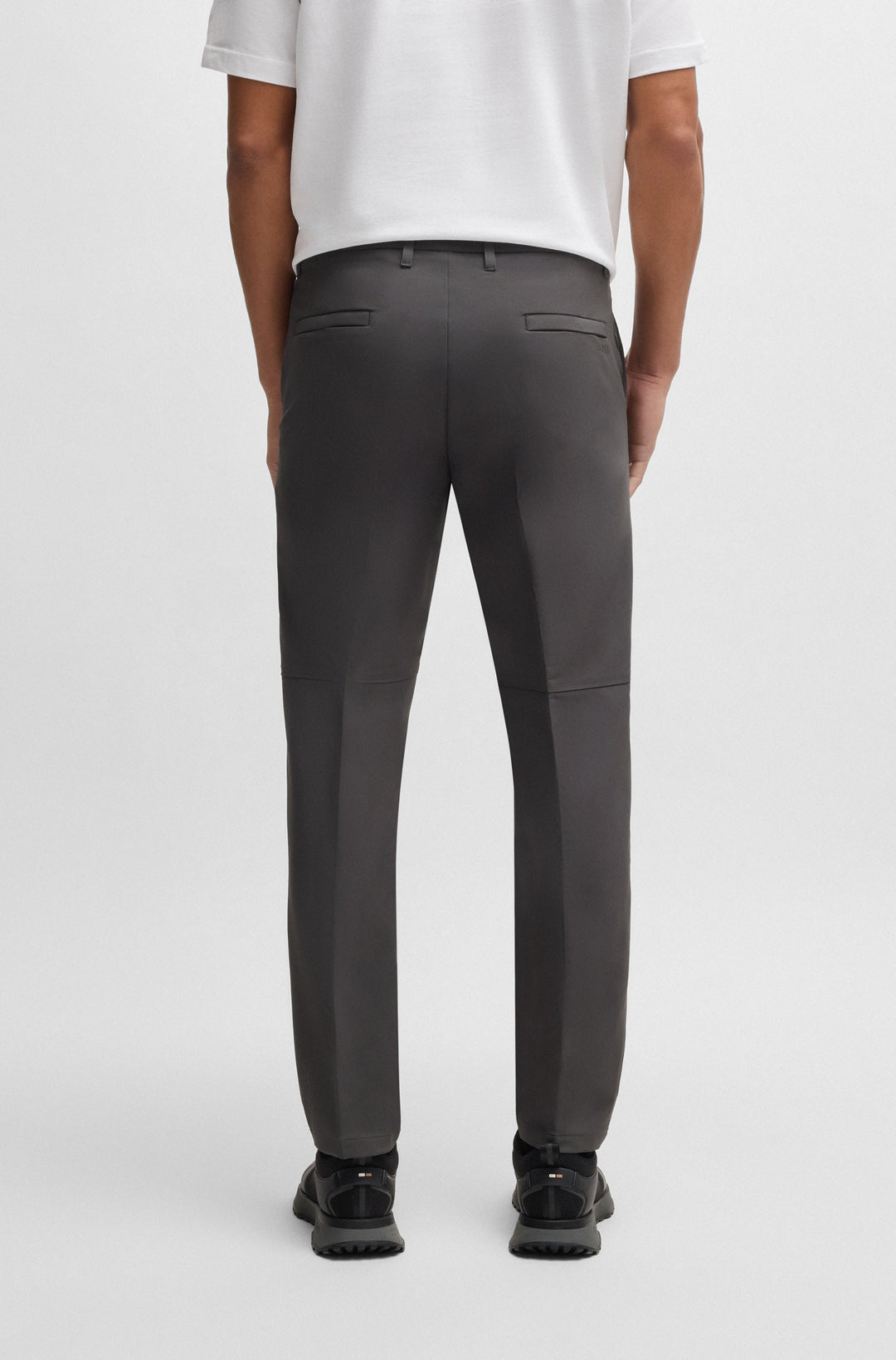 BOSS Trousers Regular Fit in Polyester Mix - T_COMMUTER-REG 10268853 01-50534305- Concorde Fashion#color_grey-027