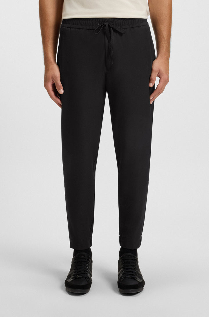 BOSS Trousers Tapered Fit - T_FLEX 50534313- Concorde Fashion#color_black-001