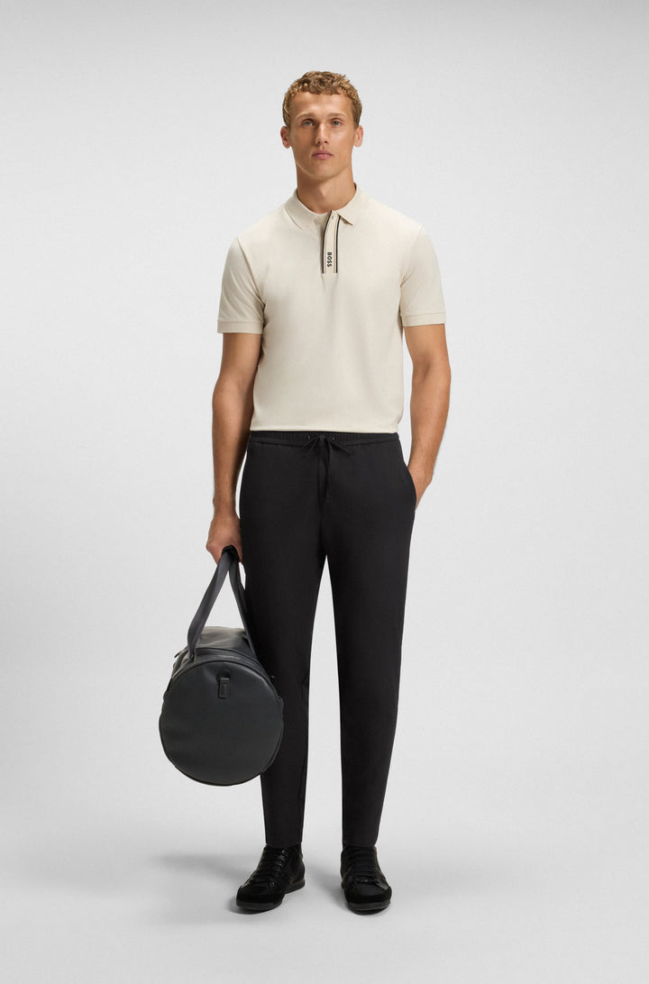 BOSS Trousers Tapered Fit - T_FLEX 50534313- Concorde Fashion#color_black-001